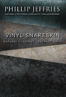 Phillip Jeffries Vinyl Snakeskin Wallpaper